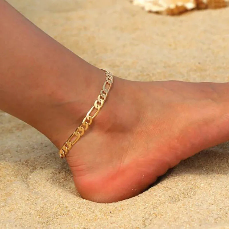 Chunky Figaro Chain Anklets