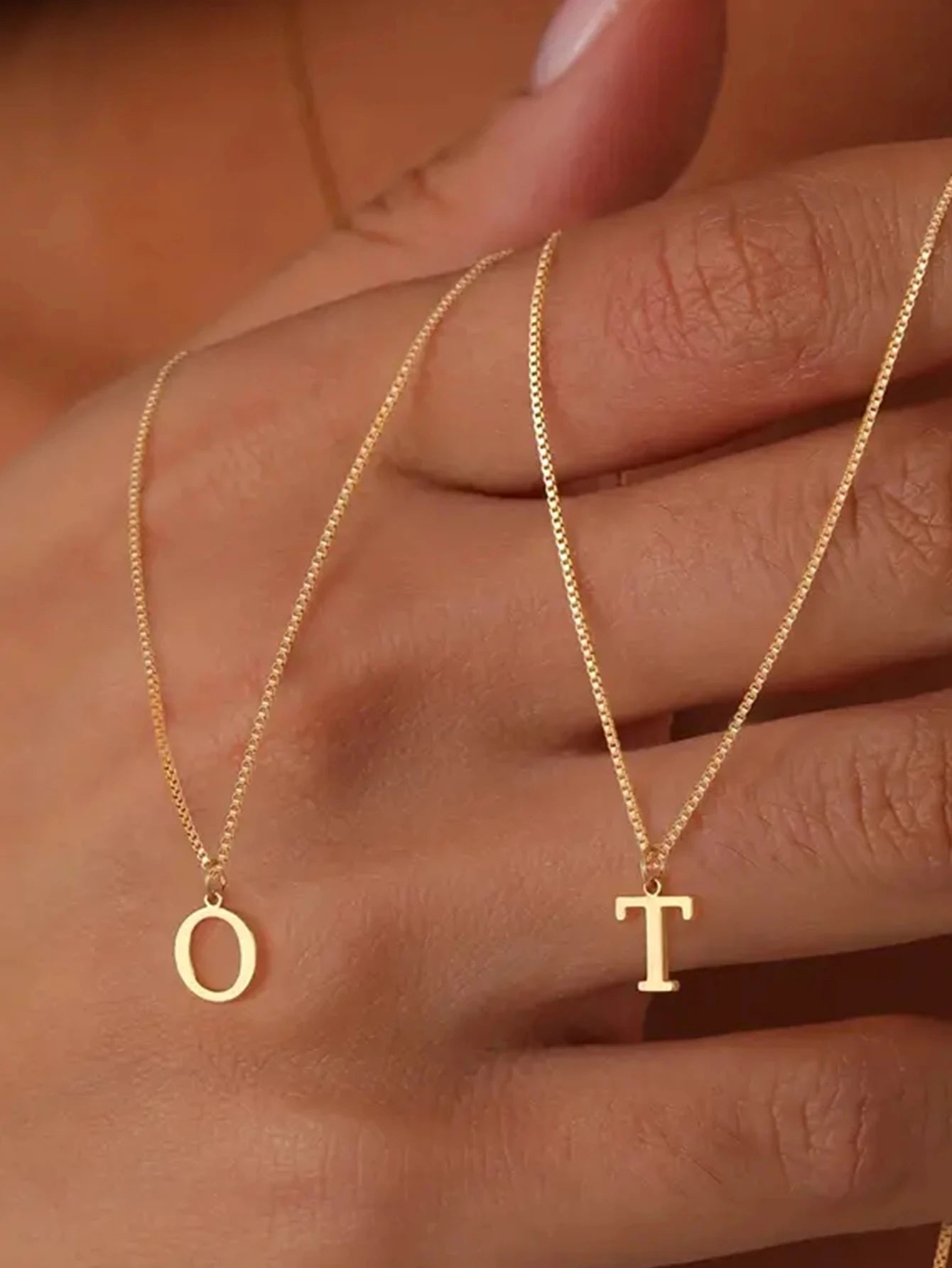 Initial Name Word Necklace