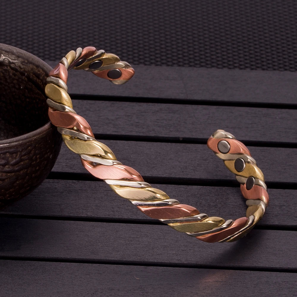 Vinterly Twisted Copper Bracelets