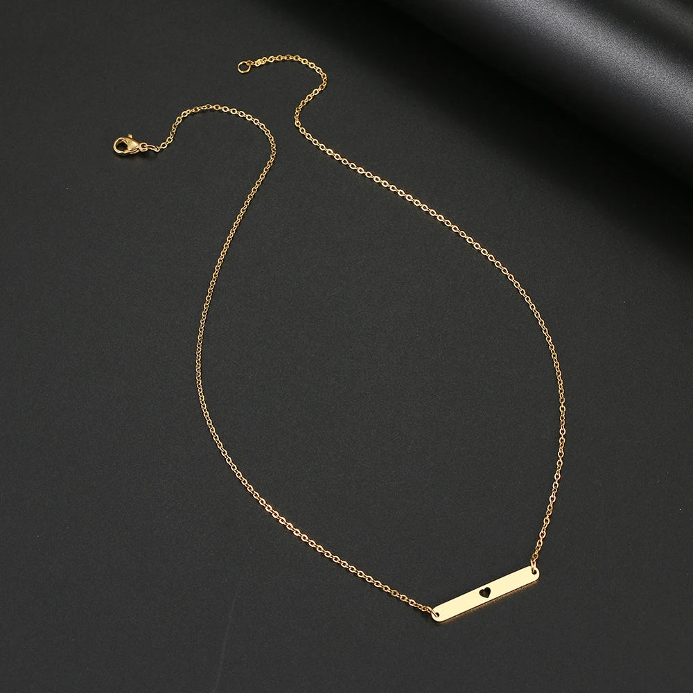 Horizontal Stick Necklace