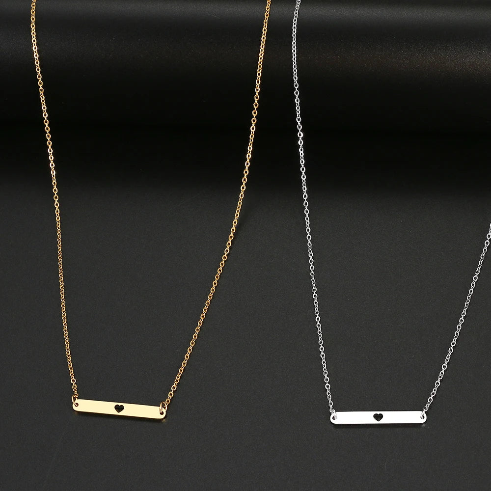Horizontal Stick Necklace