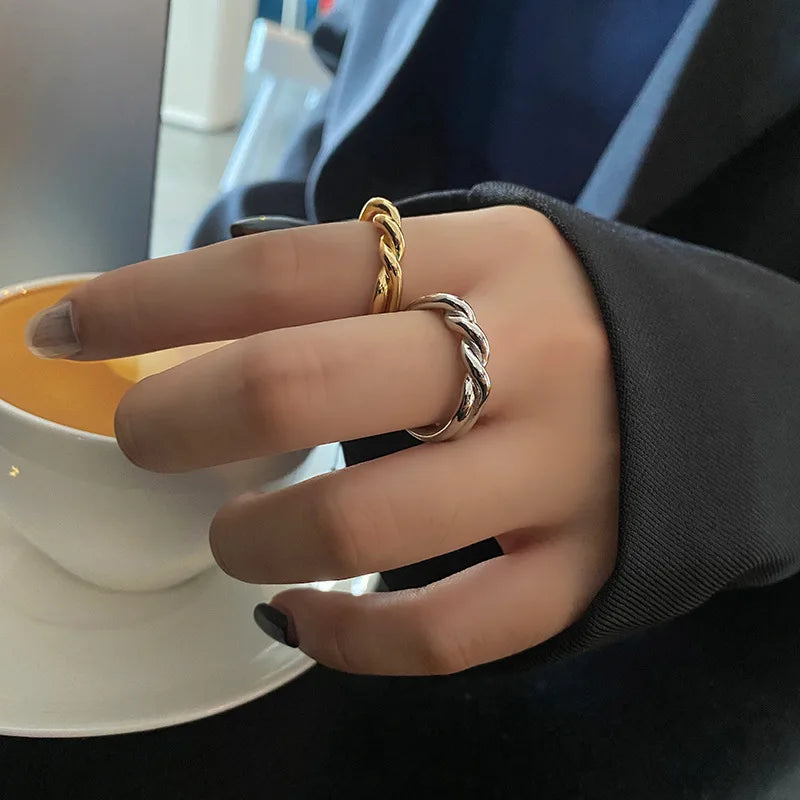 Twist Weave Adjustable Ring