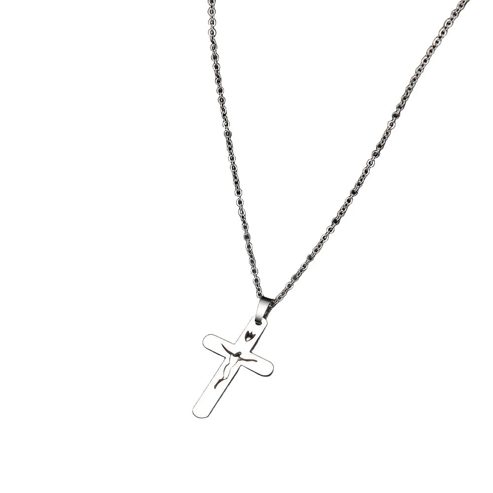 Jesus Cross Antique Chain Necklaces