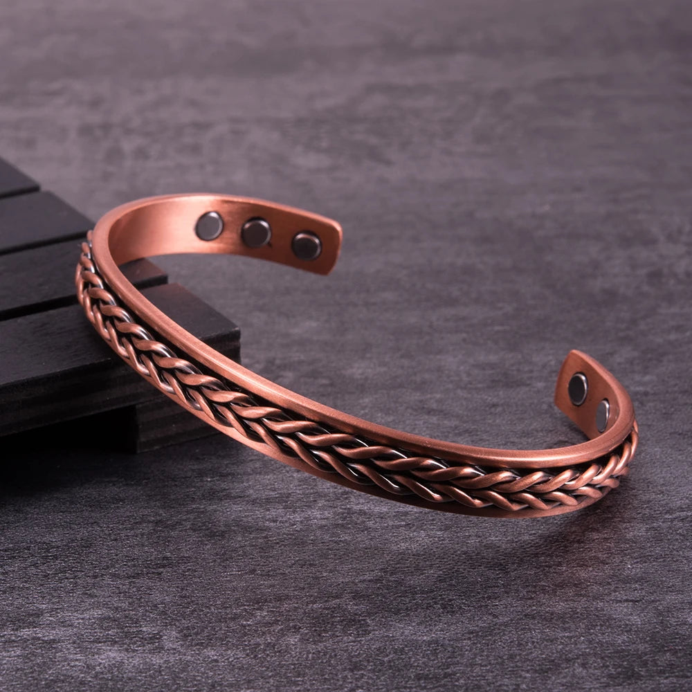 Twisted  Magnetic Bracelet