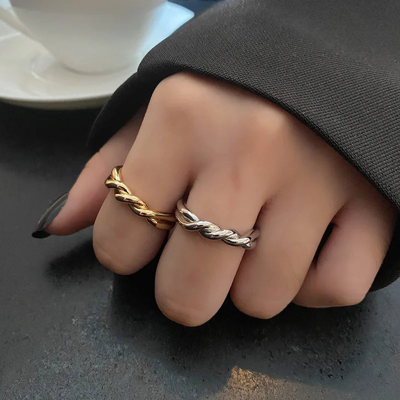 Twist Weave Adjustable Ring