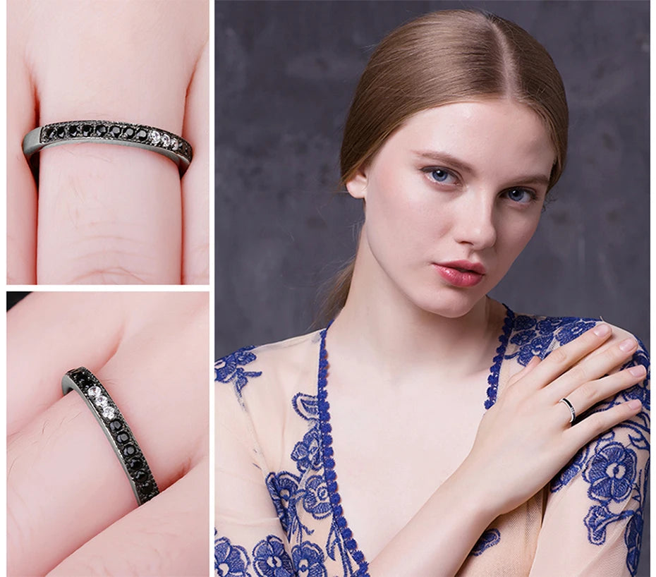 Natural Black Spine Rings