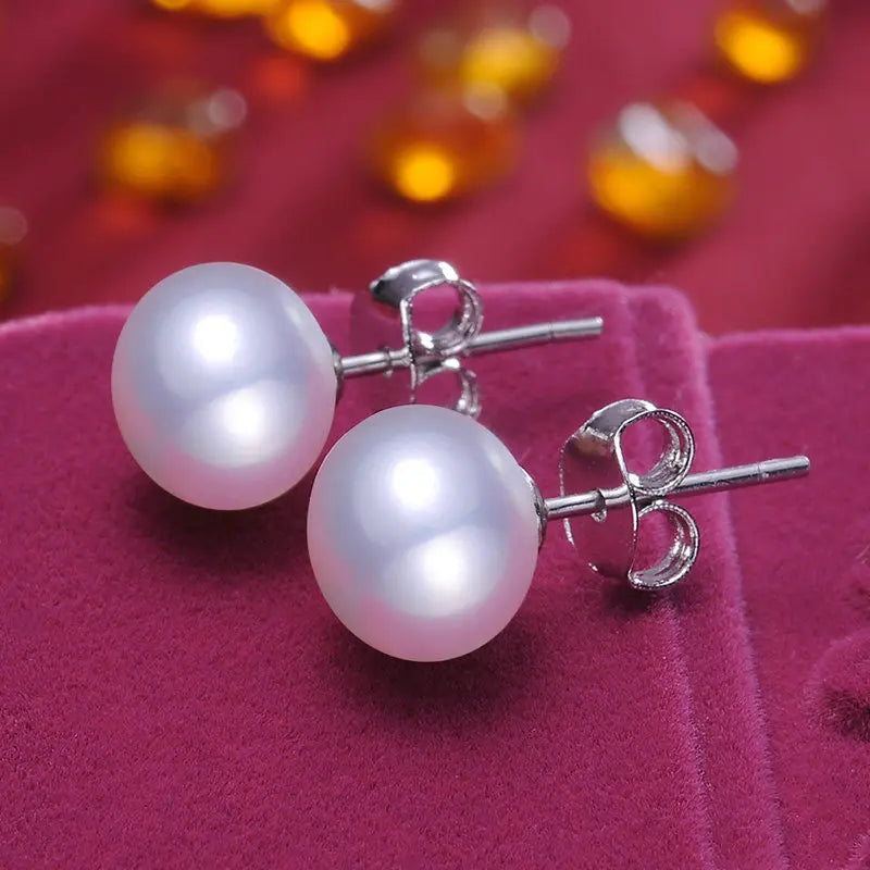 Freshwater Pearl Stud Earrings