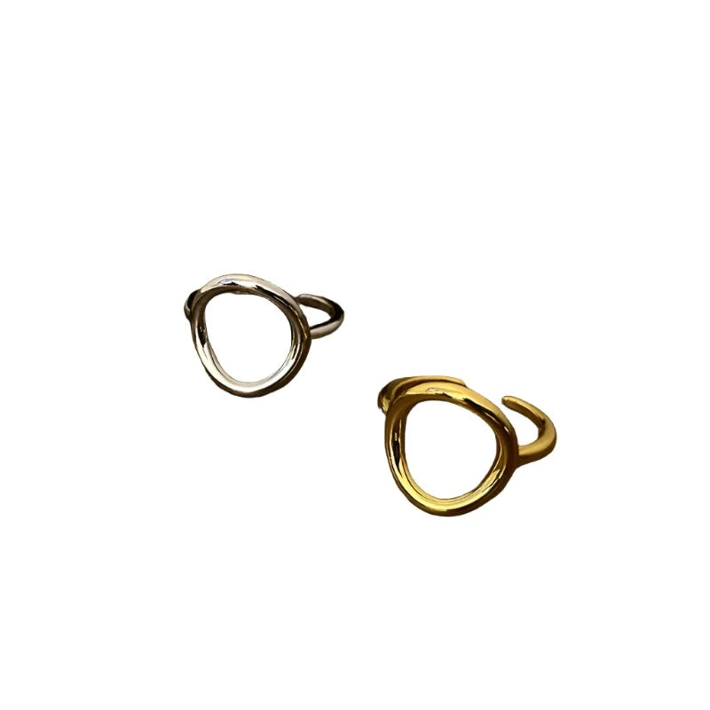 Hollow Out Round Shape Rings
