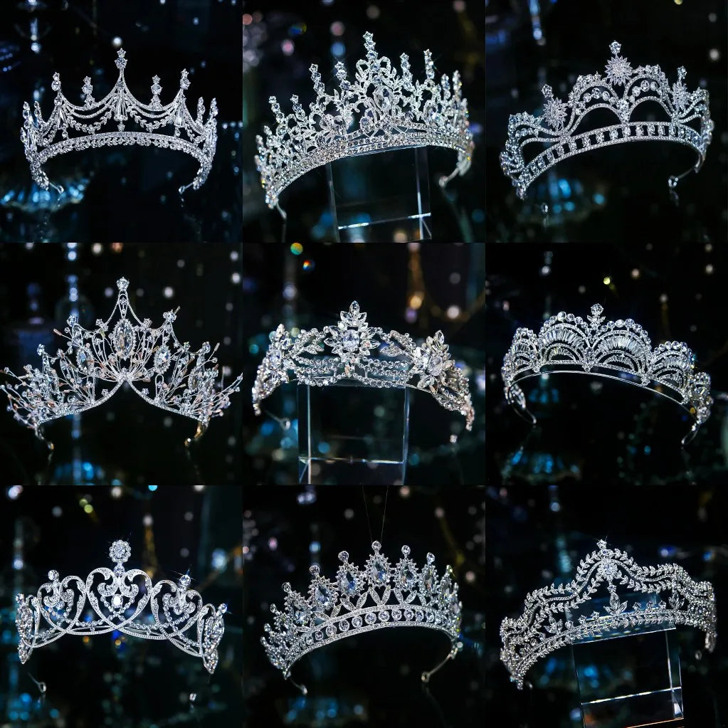 Diverse Silver Color Crown