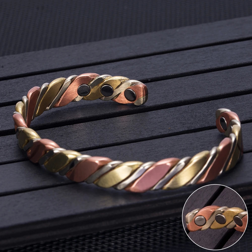 Vinterly Twisted Copper Bracelets
