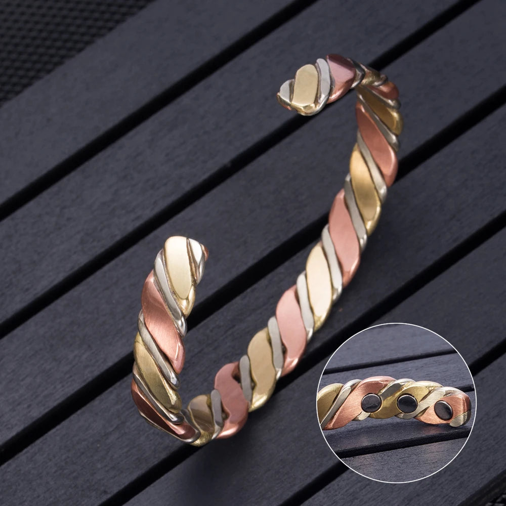 Vinterly Twisted Copper Bracelets