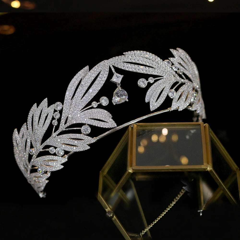 Crystal Pendant Tiaras