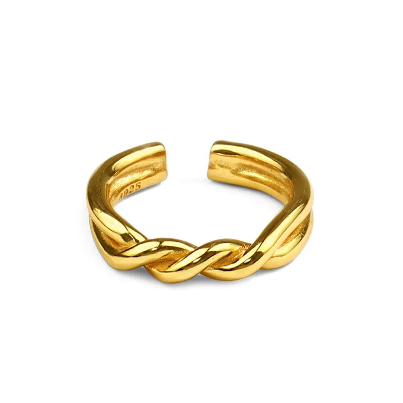 Twist Weave Adjustable Ring