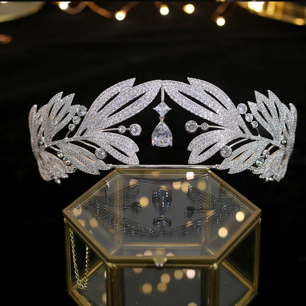 Crystal Pendant Tiaras