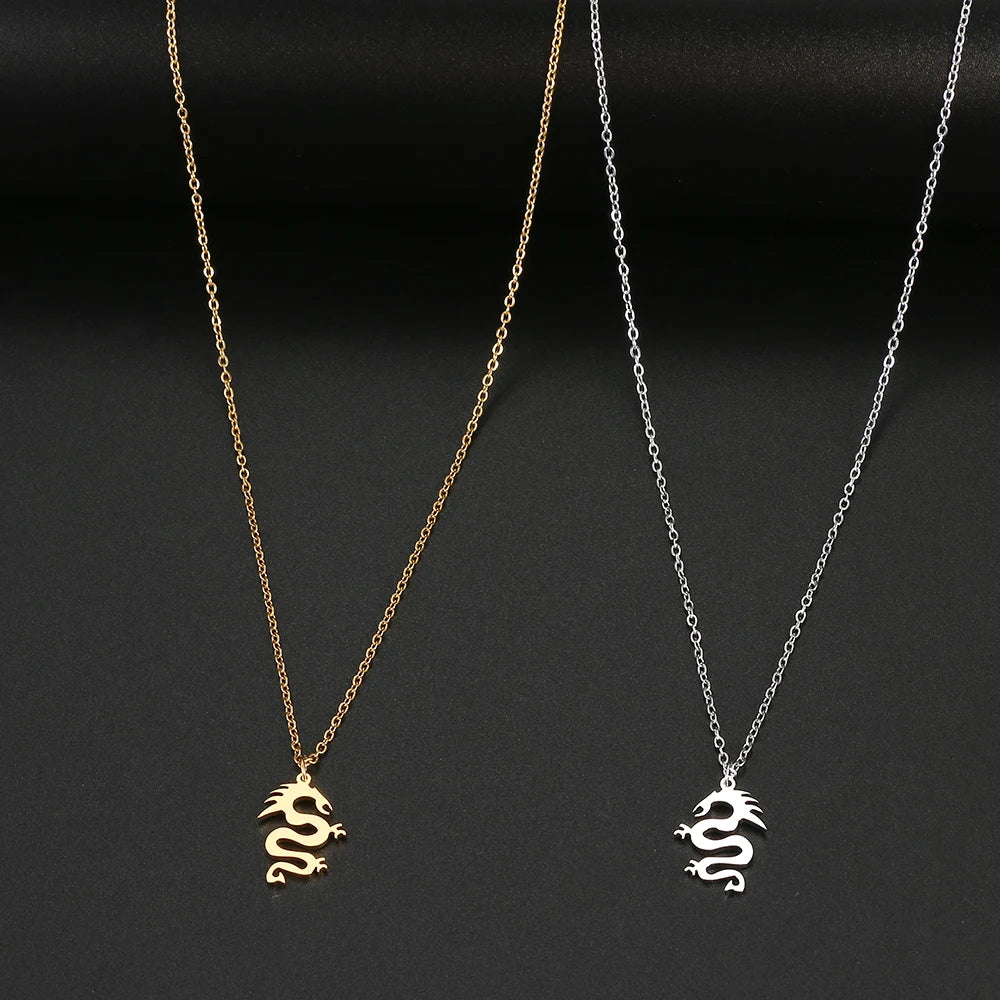 Gothic Dragon Necklace