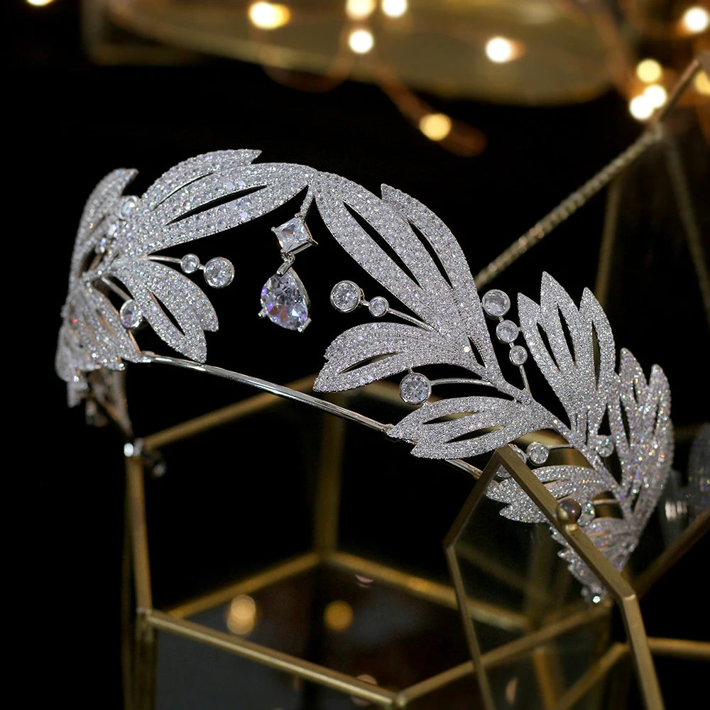 Crystal Pendant Tiaras