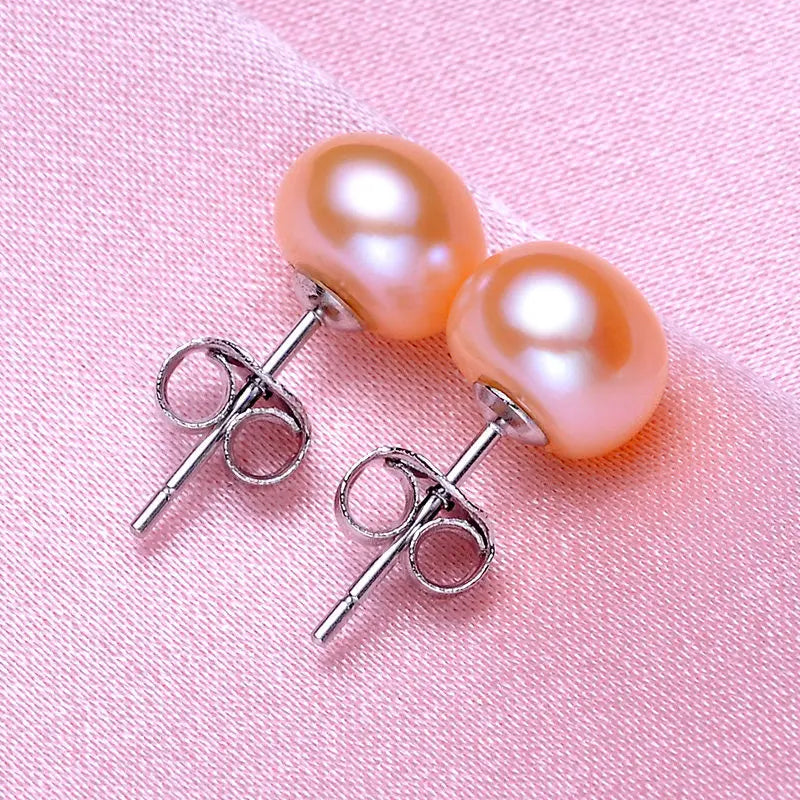 Freshwater Pearl Stud Earrings
