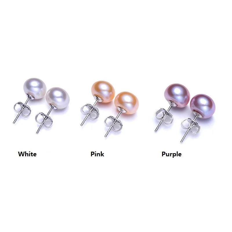 Freshwater Pearl Stud Earrings