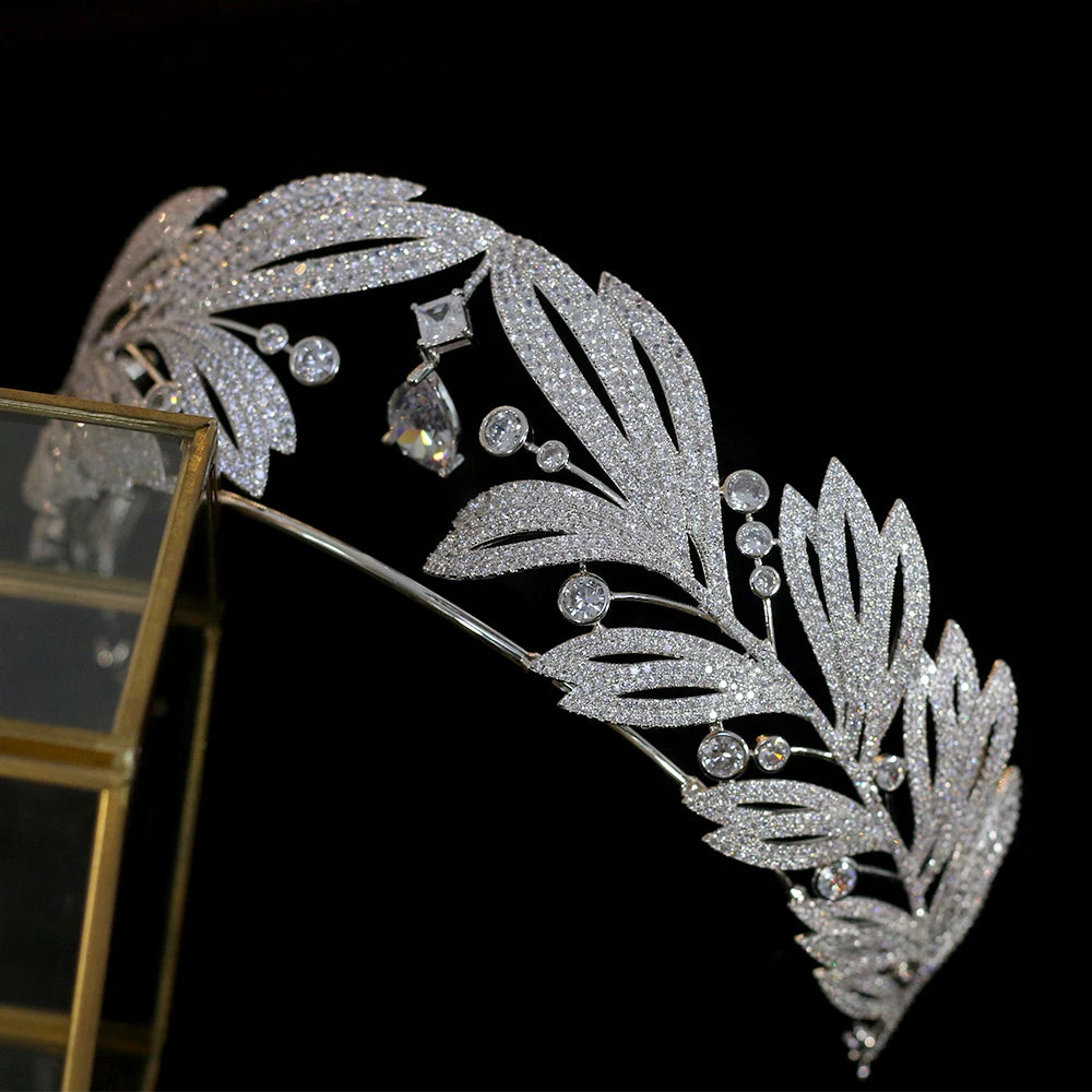 Crystal Pendant Tiaras