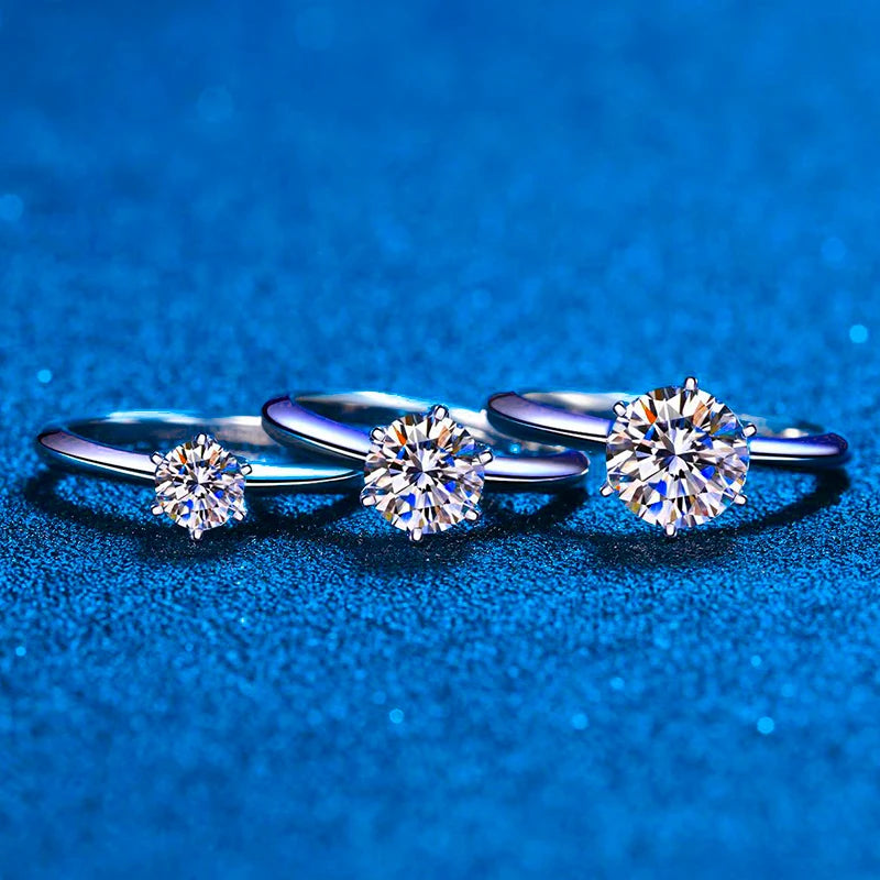 Round Cut Lab Diamond Ring