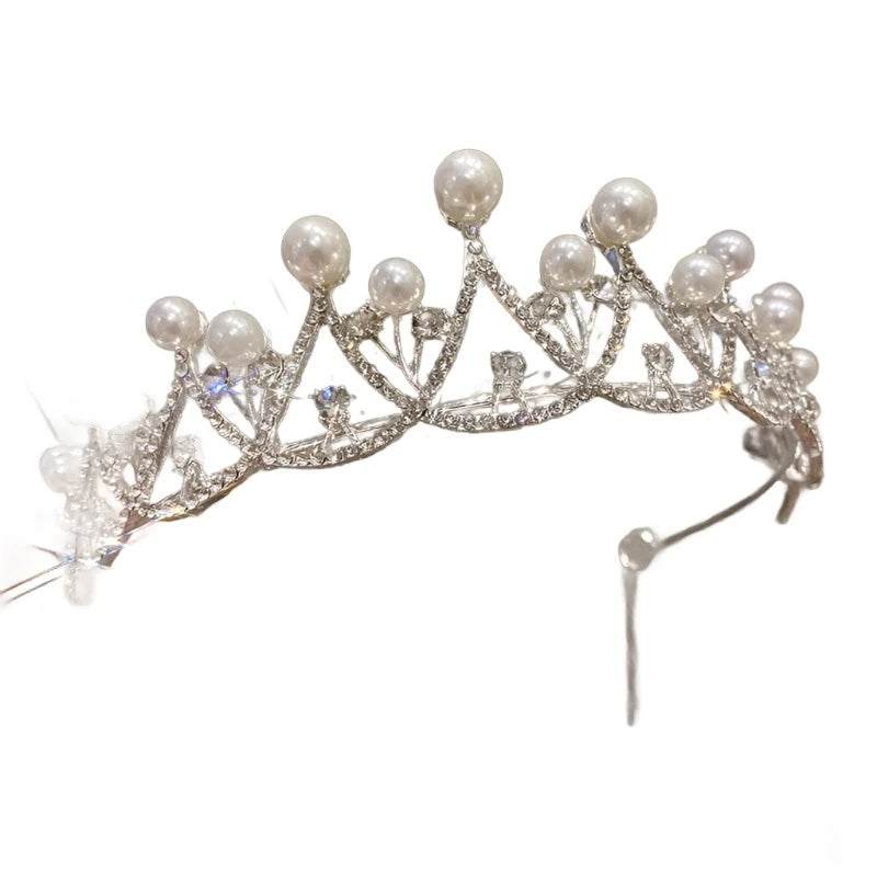 White Crystal Tiara