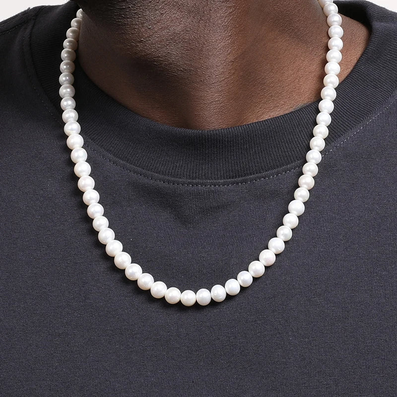 Bohemian Pearl Ball Necklace