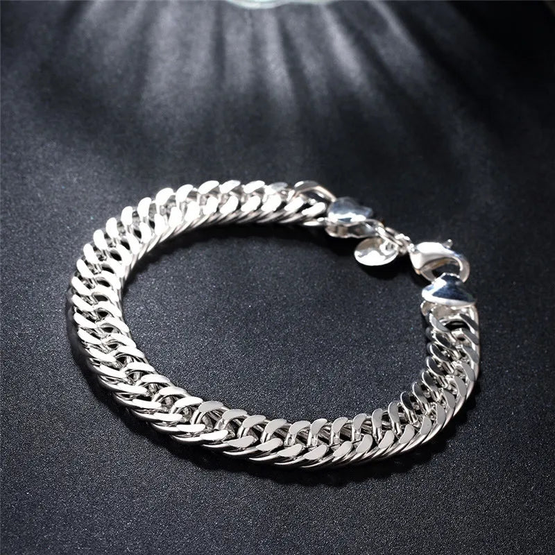 Silver Noble Nice Chain Bracelet