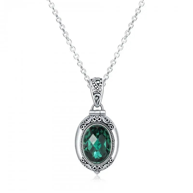 Oval Pendant Necklace