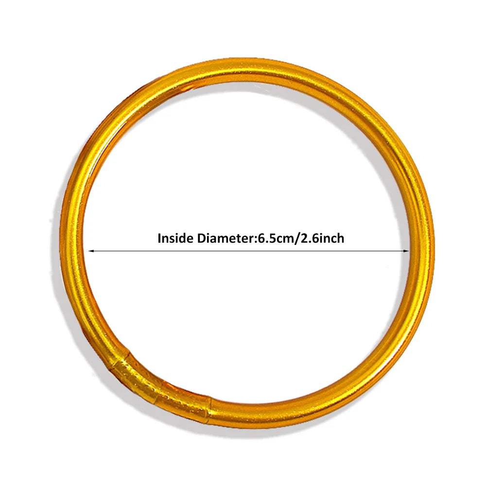 Multicolor Silicone Tube Bangles