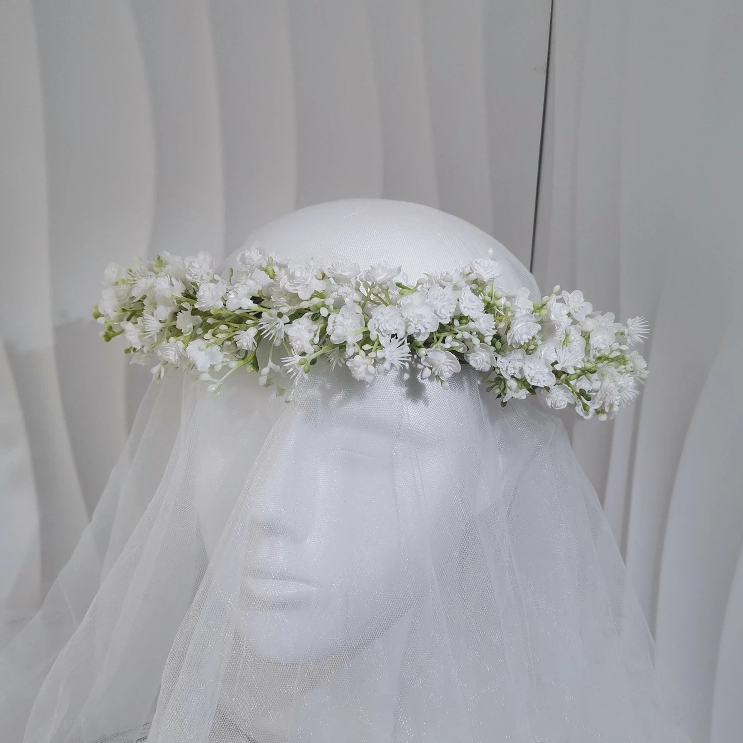 Baby's Breath Flower Crown