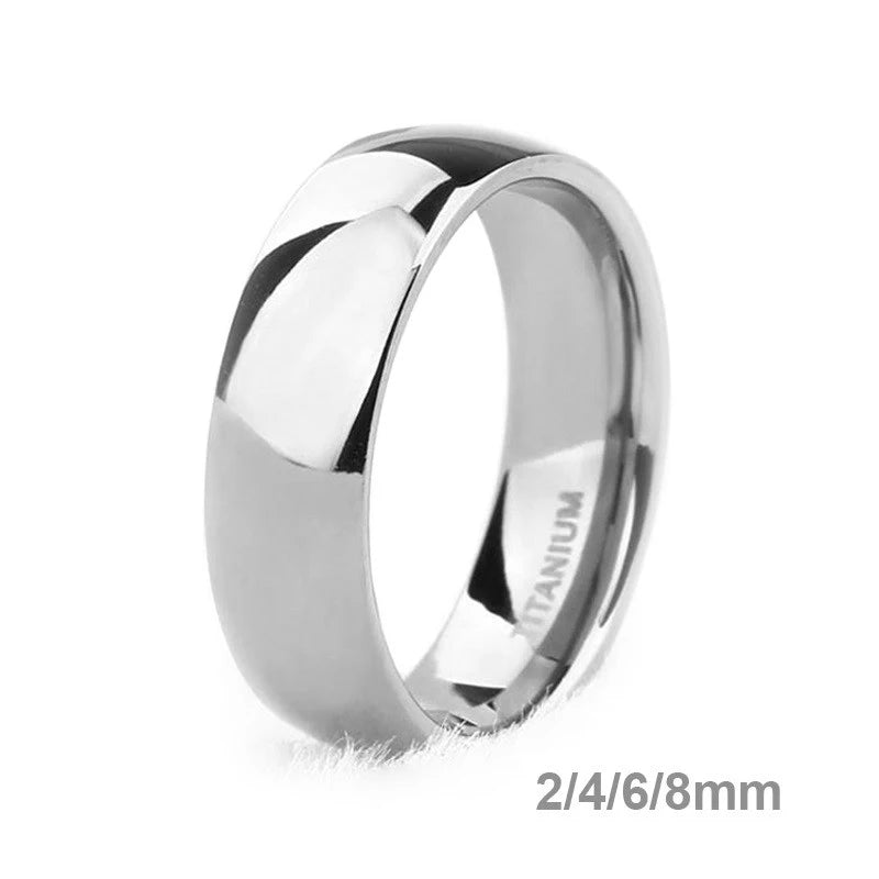Titanium Ring Silver Color