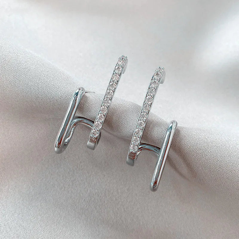 Piercing Hook Irregular Earrings