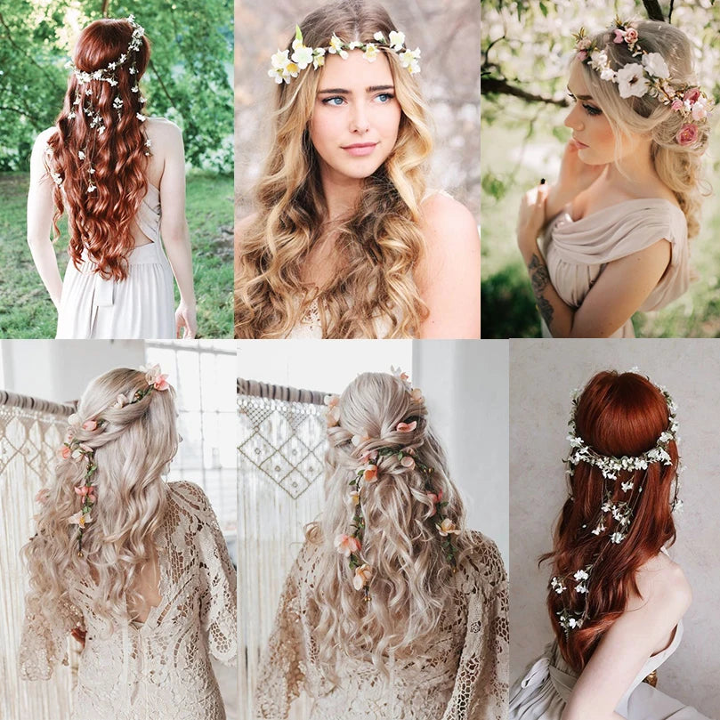 AWAYTR Rattan Vines Crown