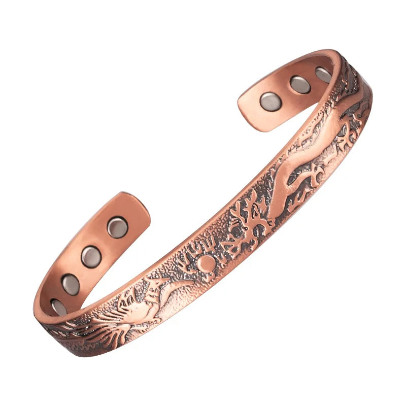 Matte Copper Magnetic Bracelet