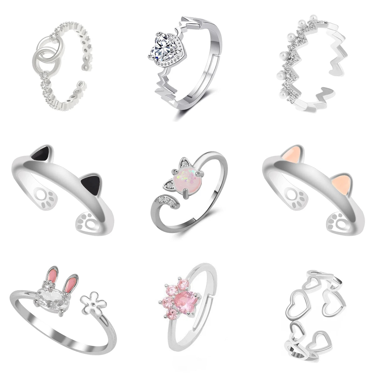 Cat Ear Finger Rings