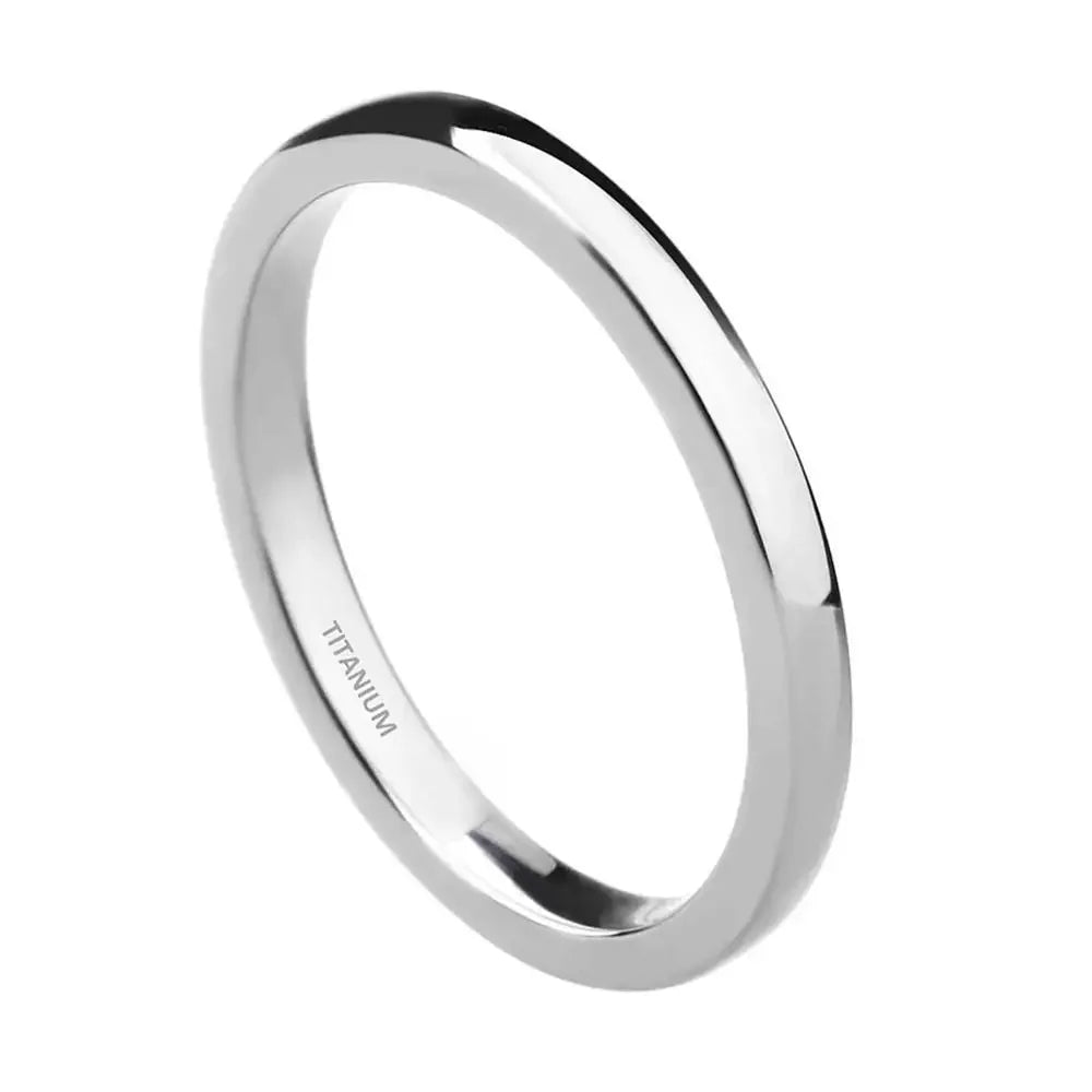 Titanium Ring Silver Color