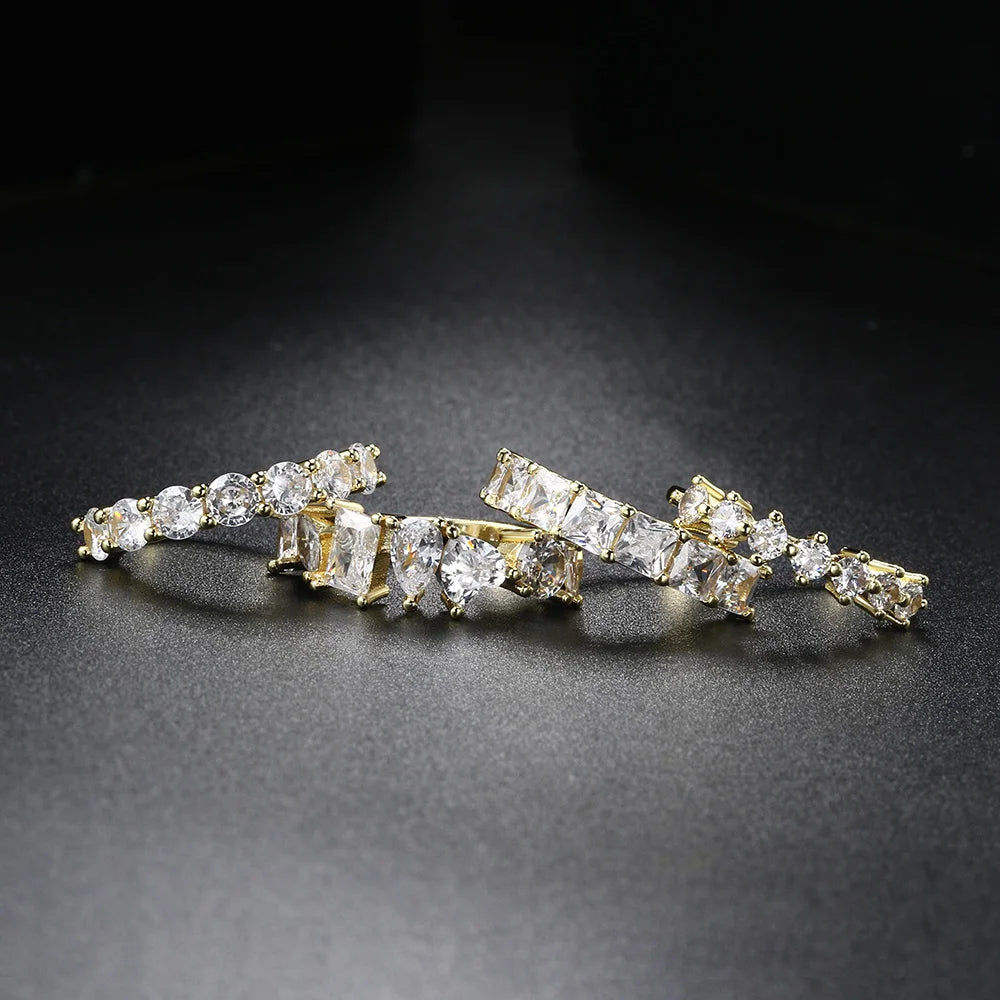 Shiny Crystal Party Rings