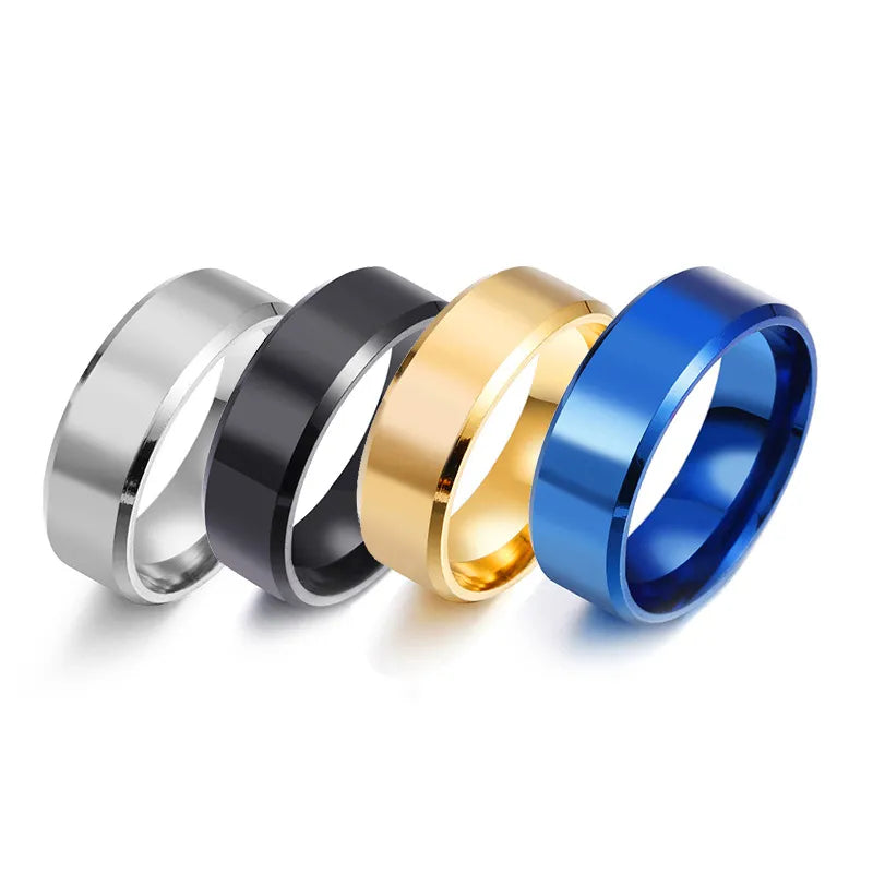 Mens Ring Surface Brushed