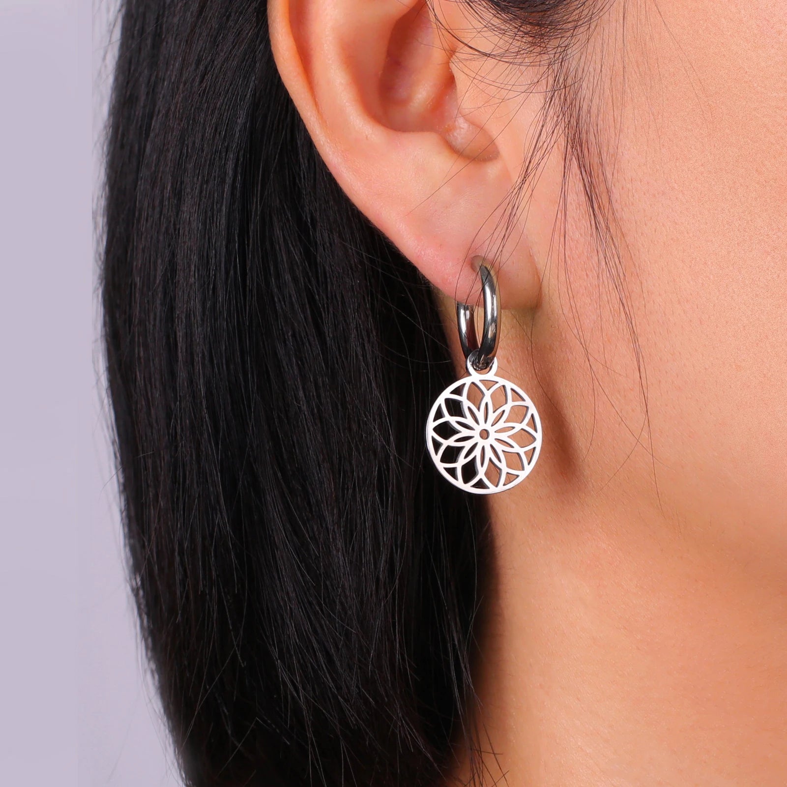 Skyrim Chakra Flower Earring