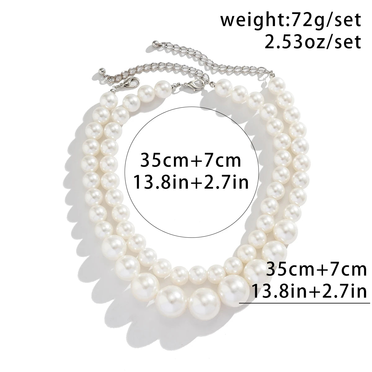 Statement Pearl Choker Necklace