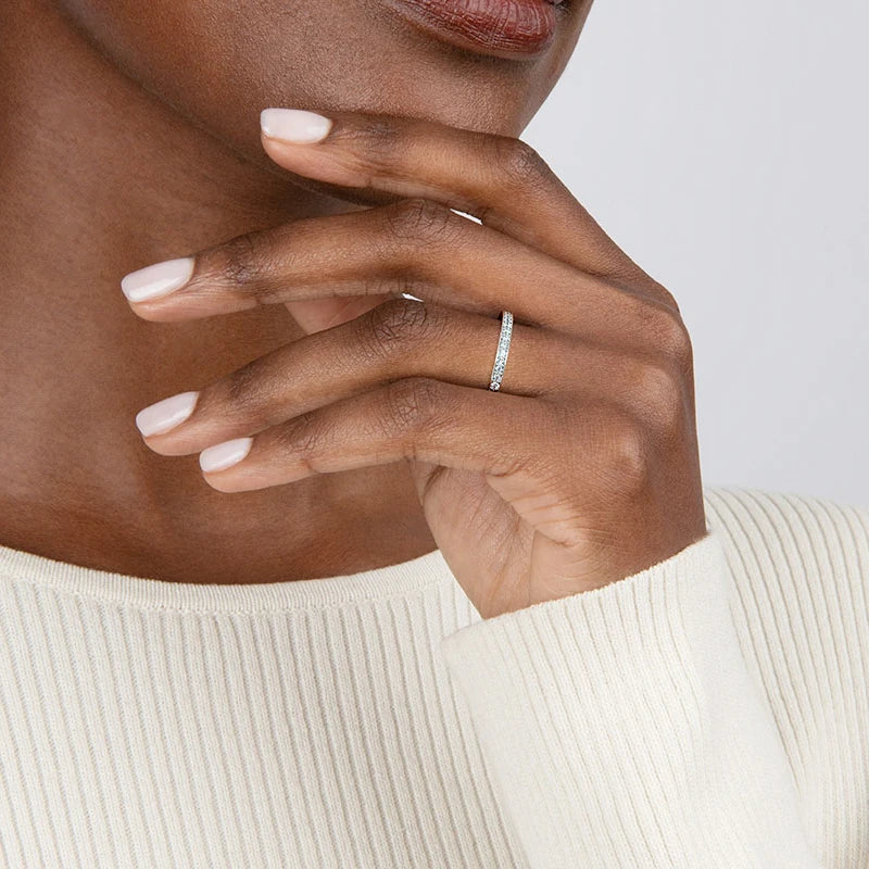 Sterling Silver Eternity Rings