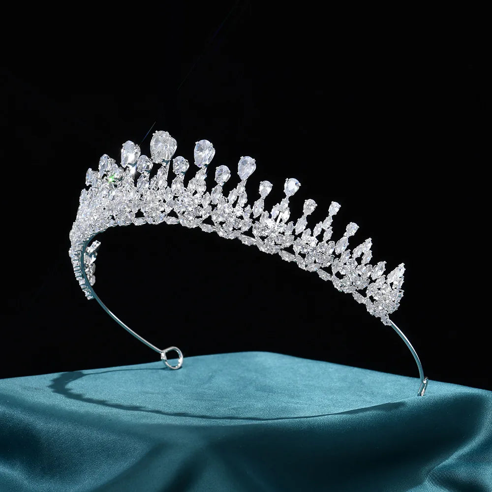 Cubic Zirconia Bridal Tiara