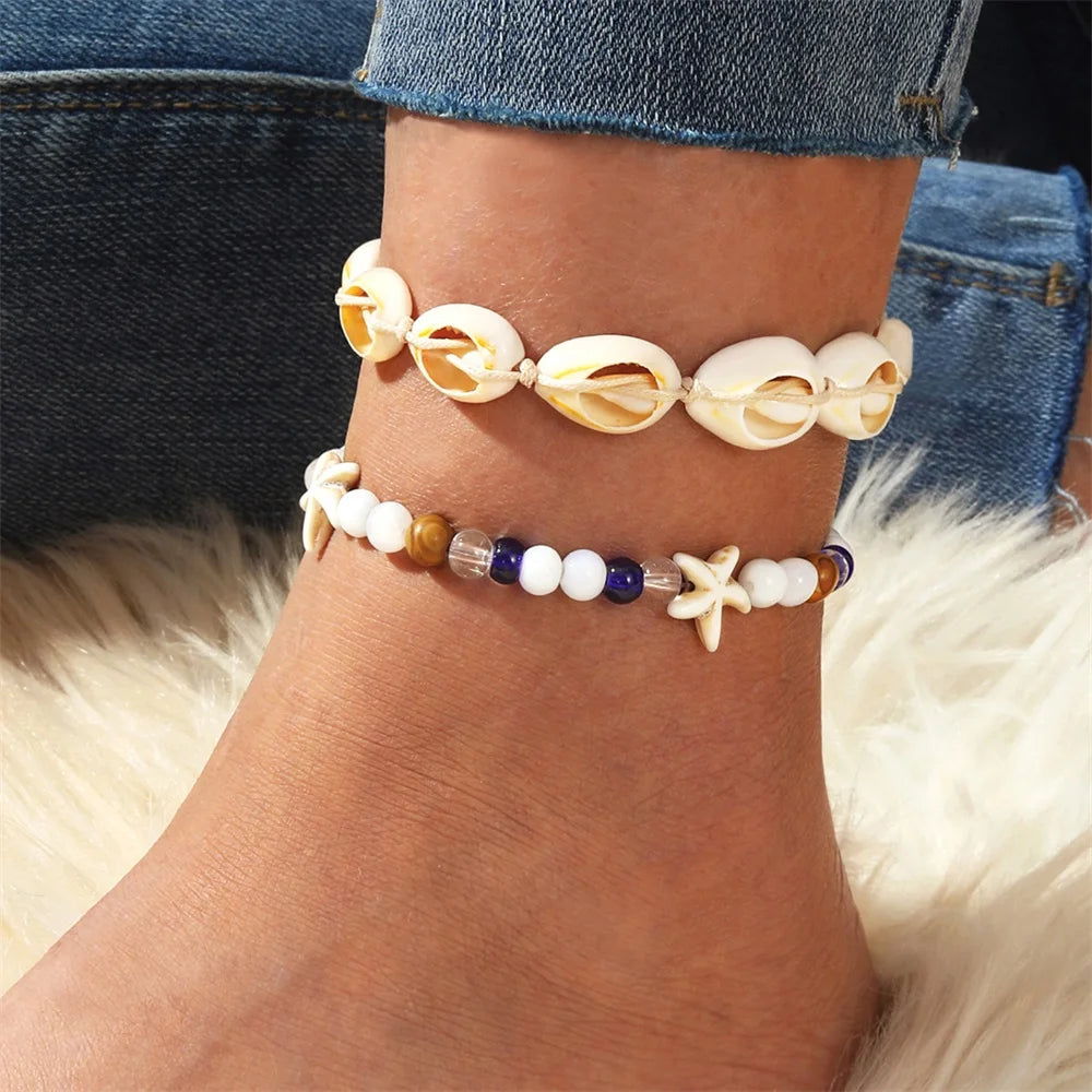 Shell Anklets for Women