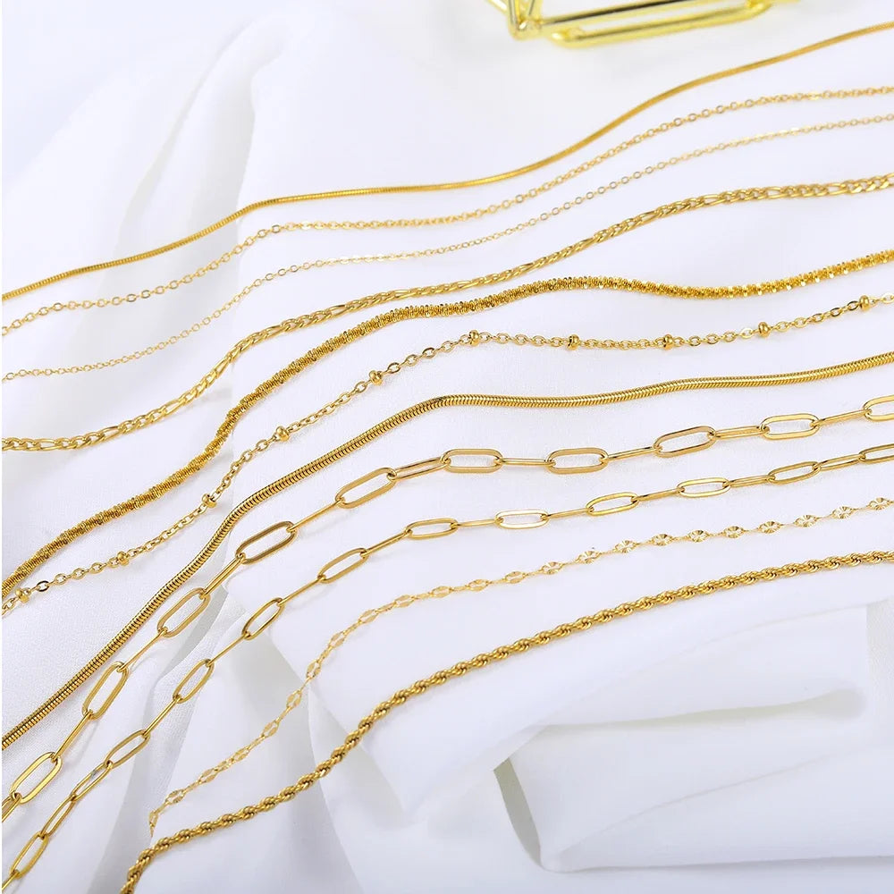 Heart Pendant Link Chain Necklace