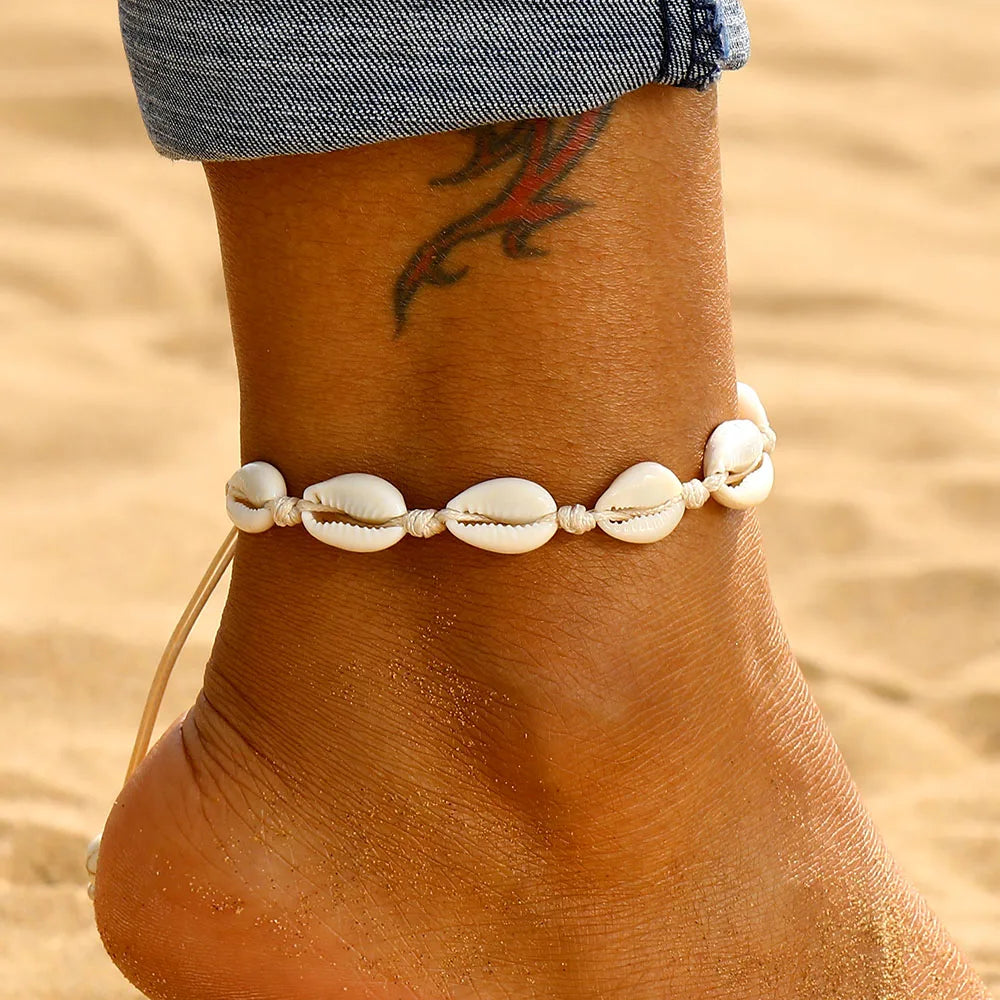 Shell Anklets for Women