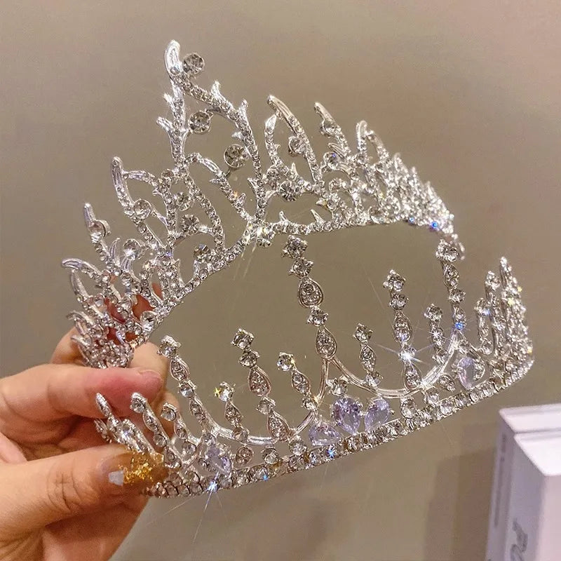 White Crystal Tiara