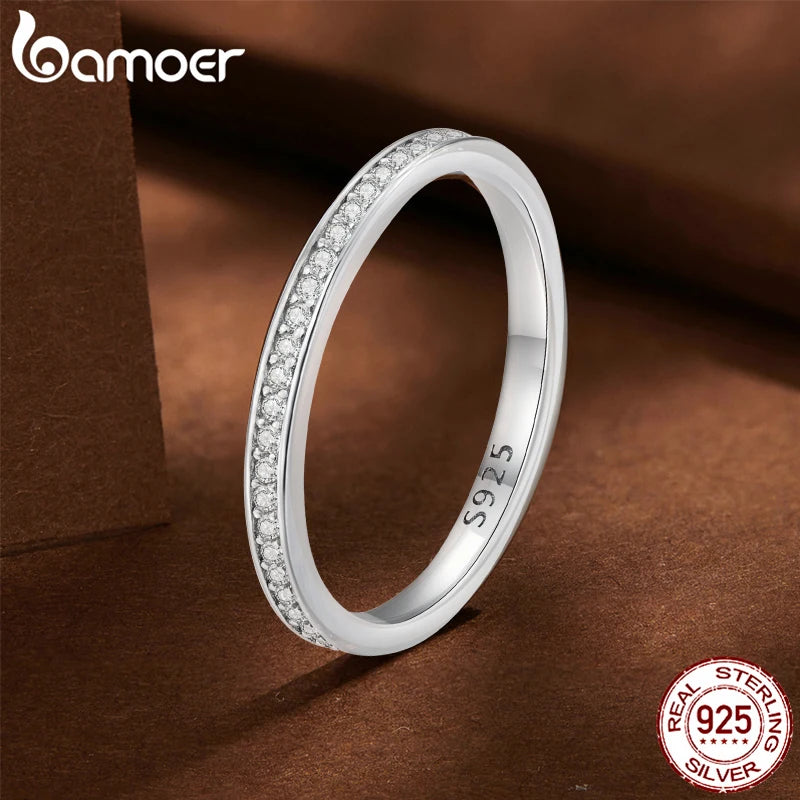 Sterling Silver Eternity Rings