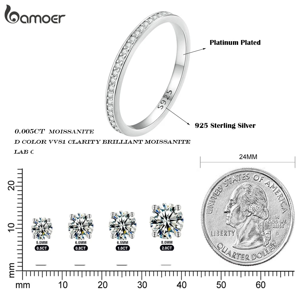 Sterling Silver Eternity Rings