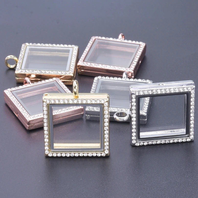 Mix Style Heart Glass Nackles