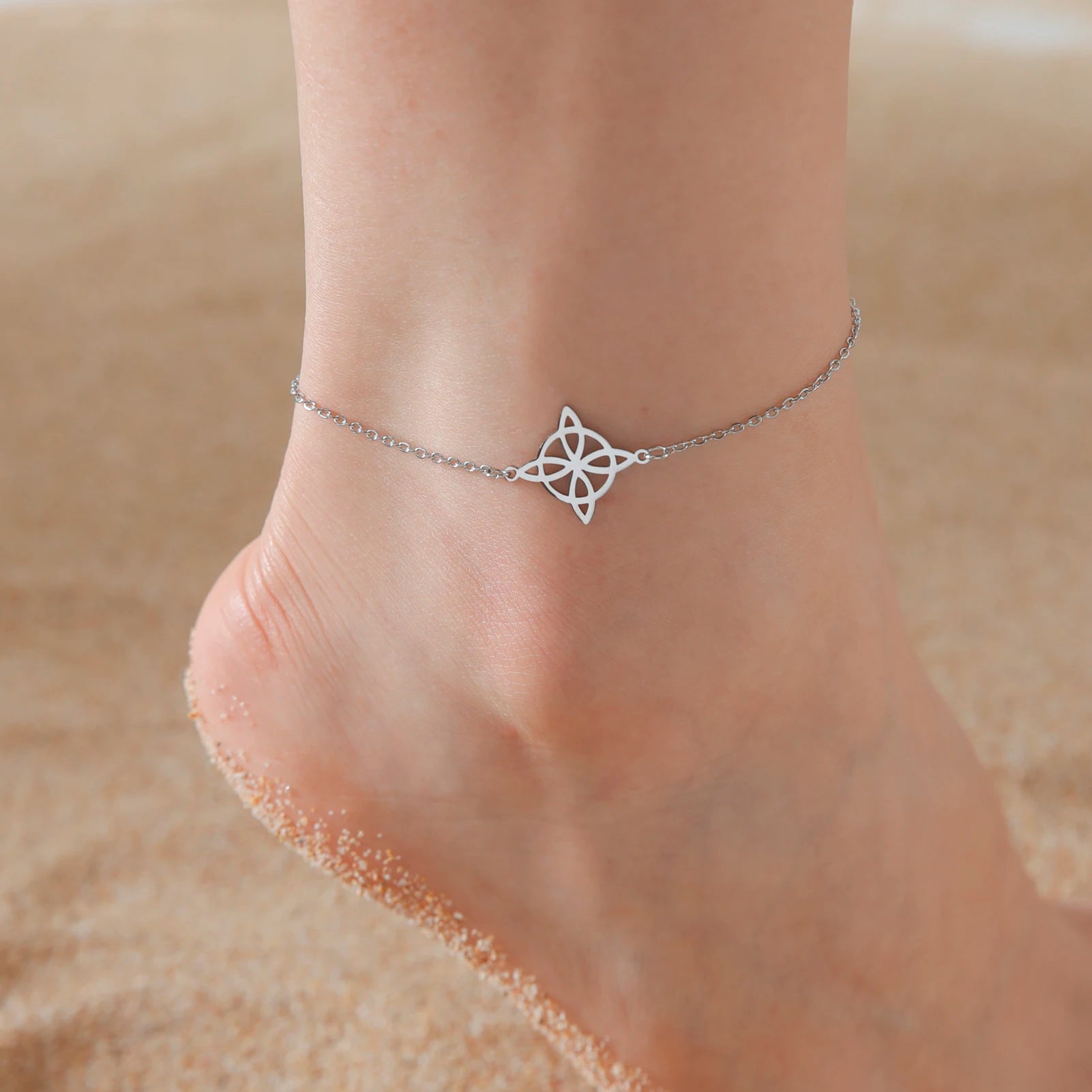 Witch Knot Double Layer Anklets